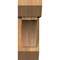 Ekena Millwork Thorton Slat Rough Sawn Bracket w/ Offset Brace, Western Red Cedar, 6"W x 16"D x 16"H BKT0604X16X16THR06RWR - alternate 3